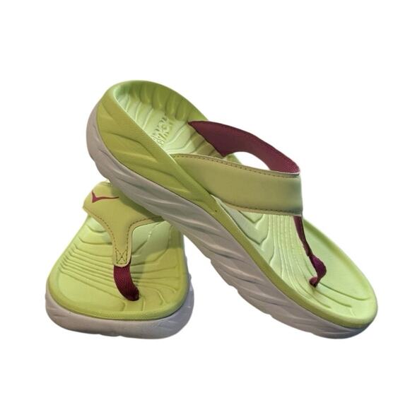 Hoka One One Ora Recovery Flip Flop Orthopedic Comfort Sandals Women’s 5 EUC - Picture 6 of 8